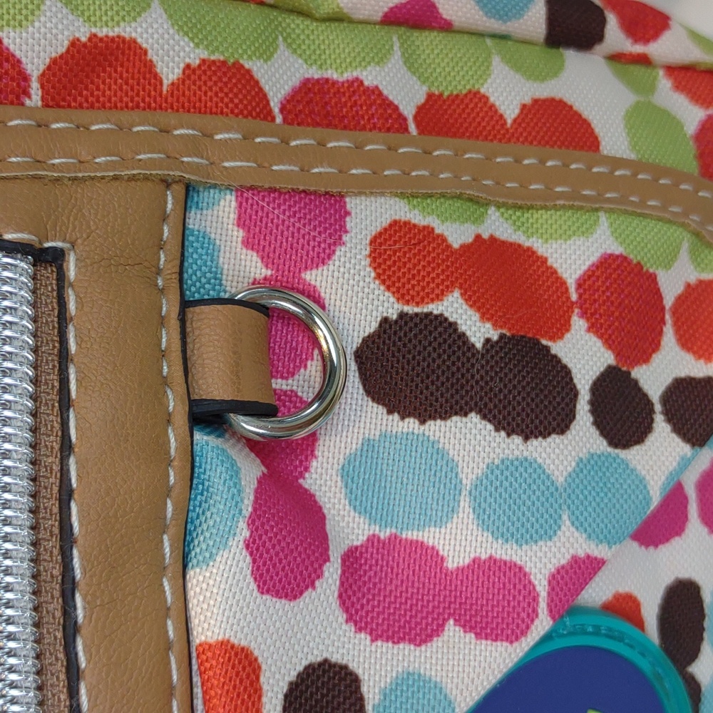 Lily Bloom Multi-Color Polka Dot Crossbody Purse … - image 5